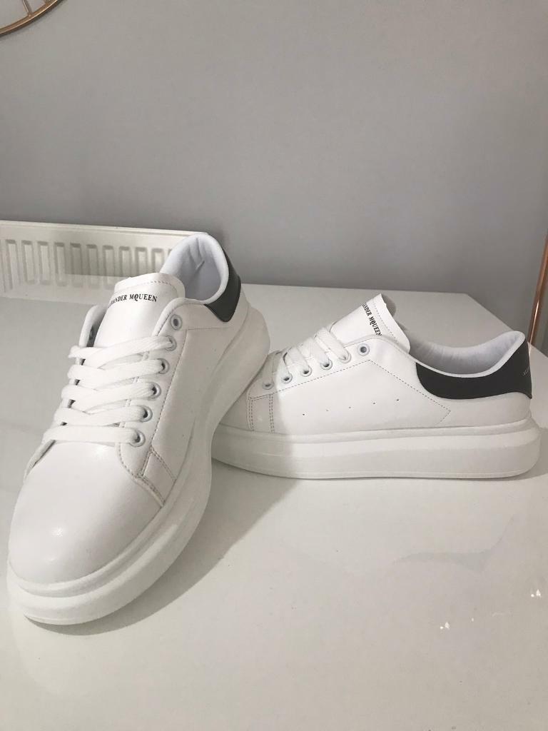 white designer trainers